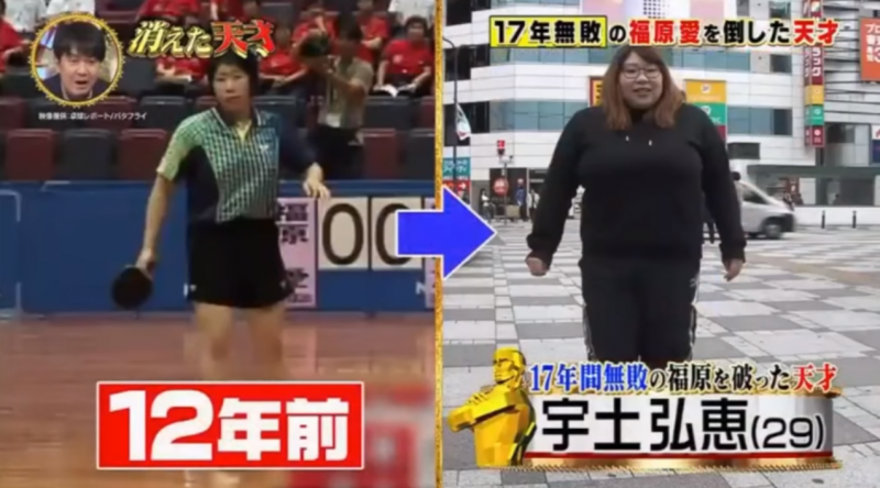 宇土弘恵較12年前略顯福態。（取自TBS）
