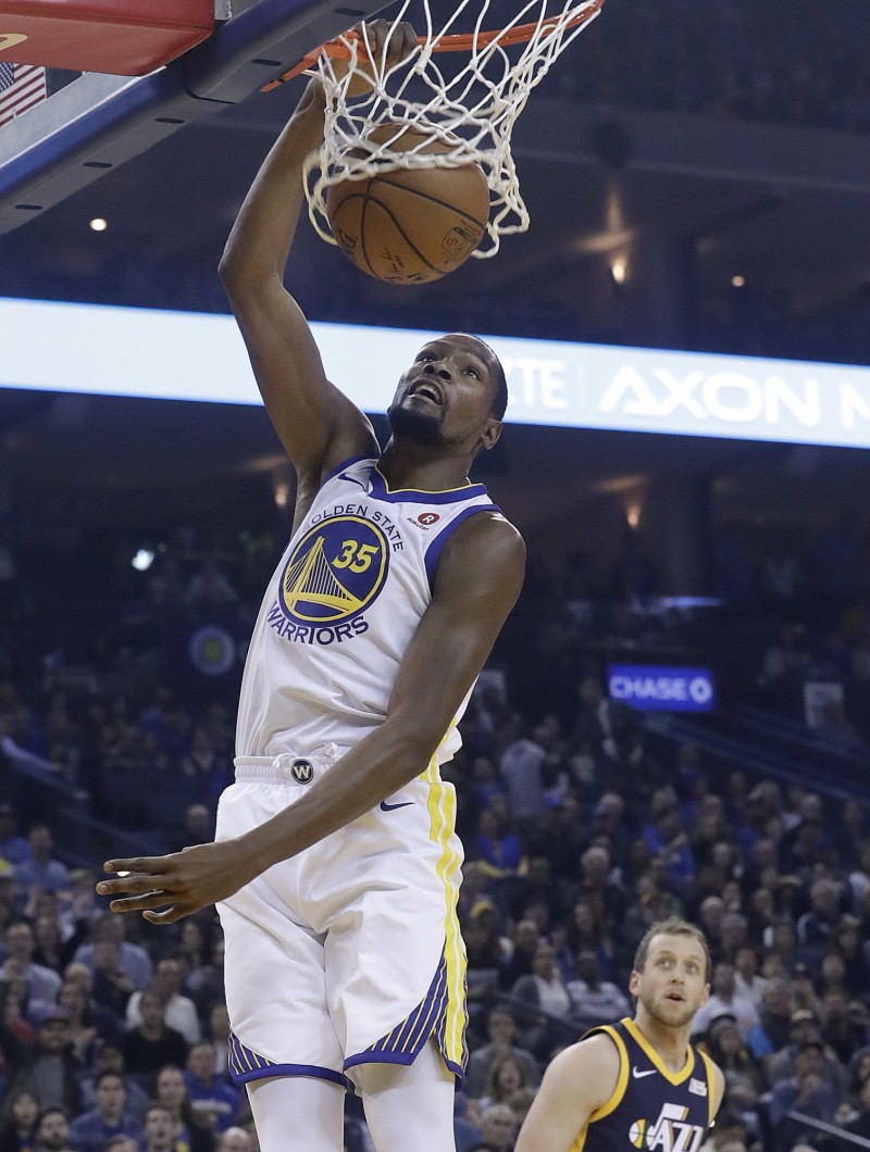 杜蘭特。（資料照，美聯社）