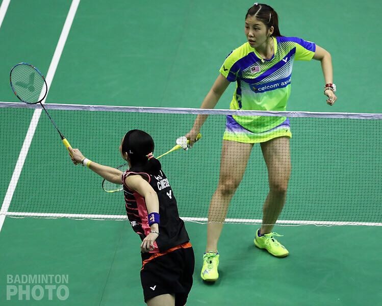 戴資穎與馬國選手謝抒芽鏖戰到第三局。（Badminton Photo提供）