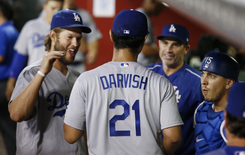 達比修有去年季中轉戰道奇，目前動向未明。（資料照，美聯社）