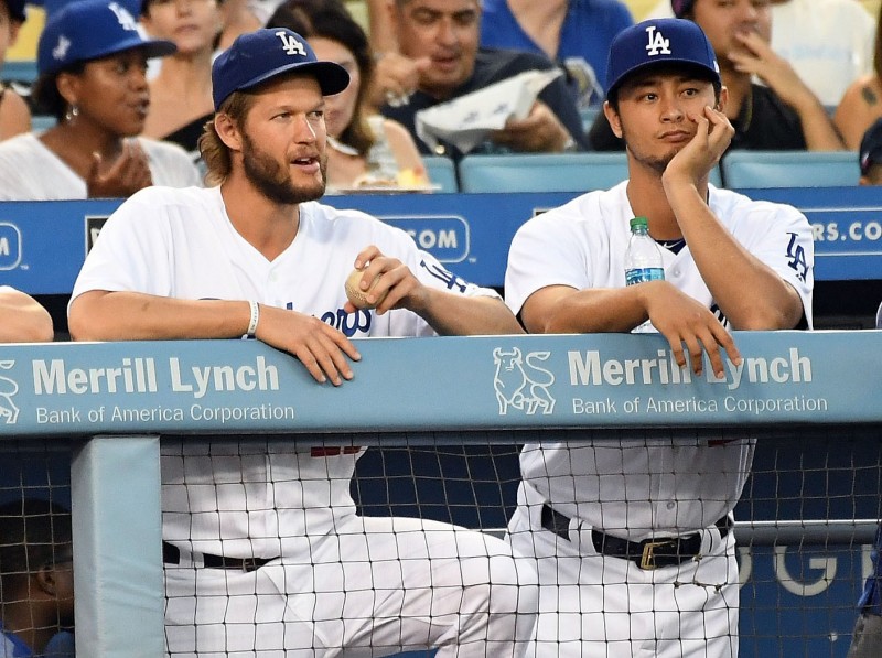 克蕭與達比修有一同自主訓練。（資料照，USA TODAY Sports）