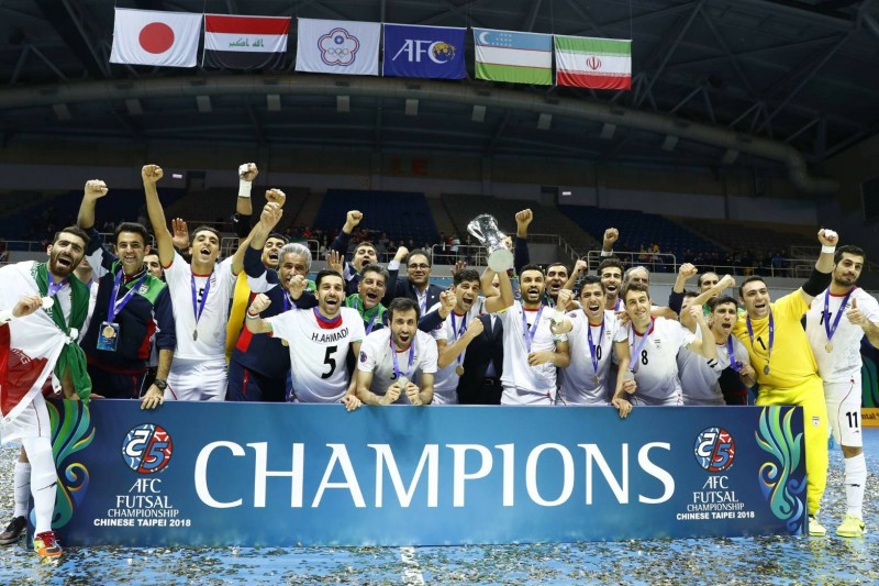 伊朗擊敗日本完成2連霸。（AFC提供）