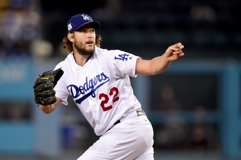 克蕭連8年主投開幕戰將寫隊史新紀錄。（資料照，法新社）