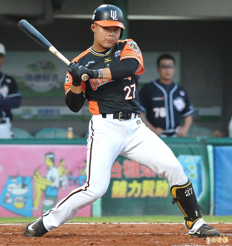 統一獅江亮緯。（記者黃志源攝）