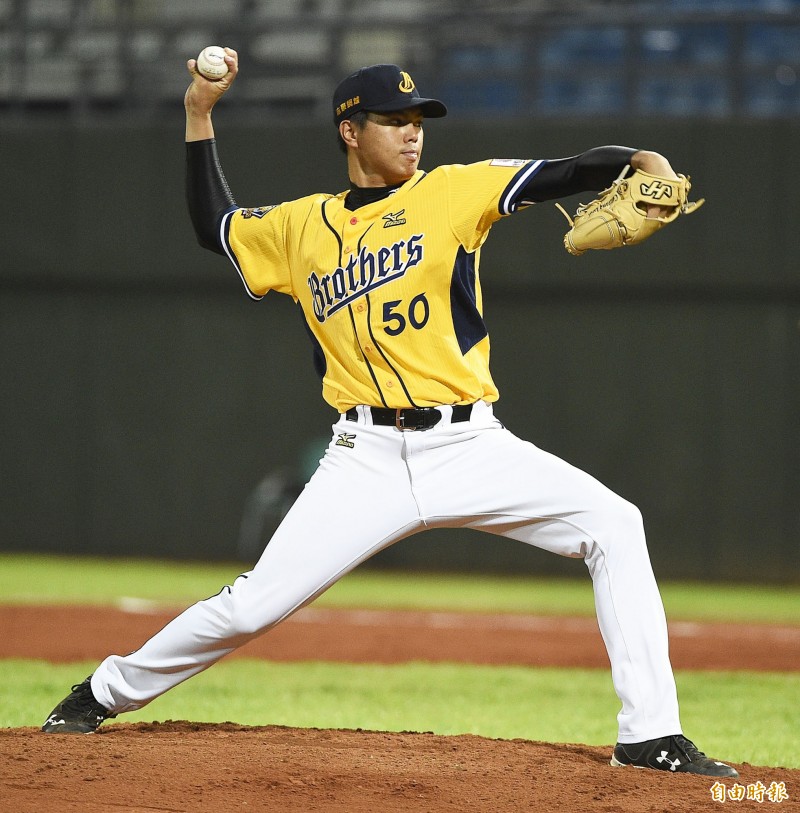 中信兄弟先發投手蔡齊哲。（資料照，記者陳志曲攝）