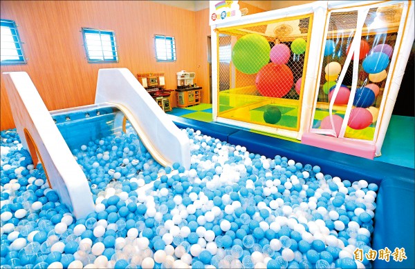 兒童遊戲室（記者林正堃攝）