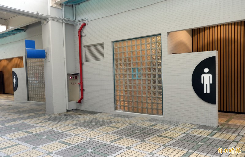 觀眾席廁所（記者林正堃攝）