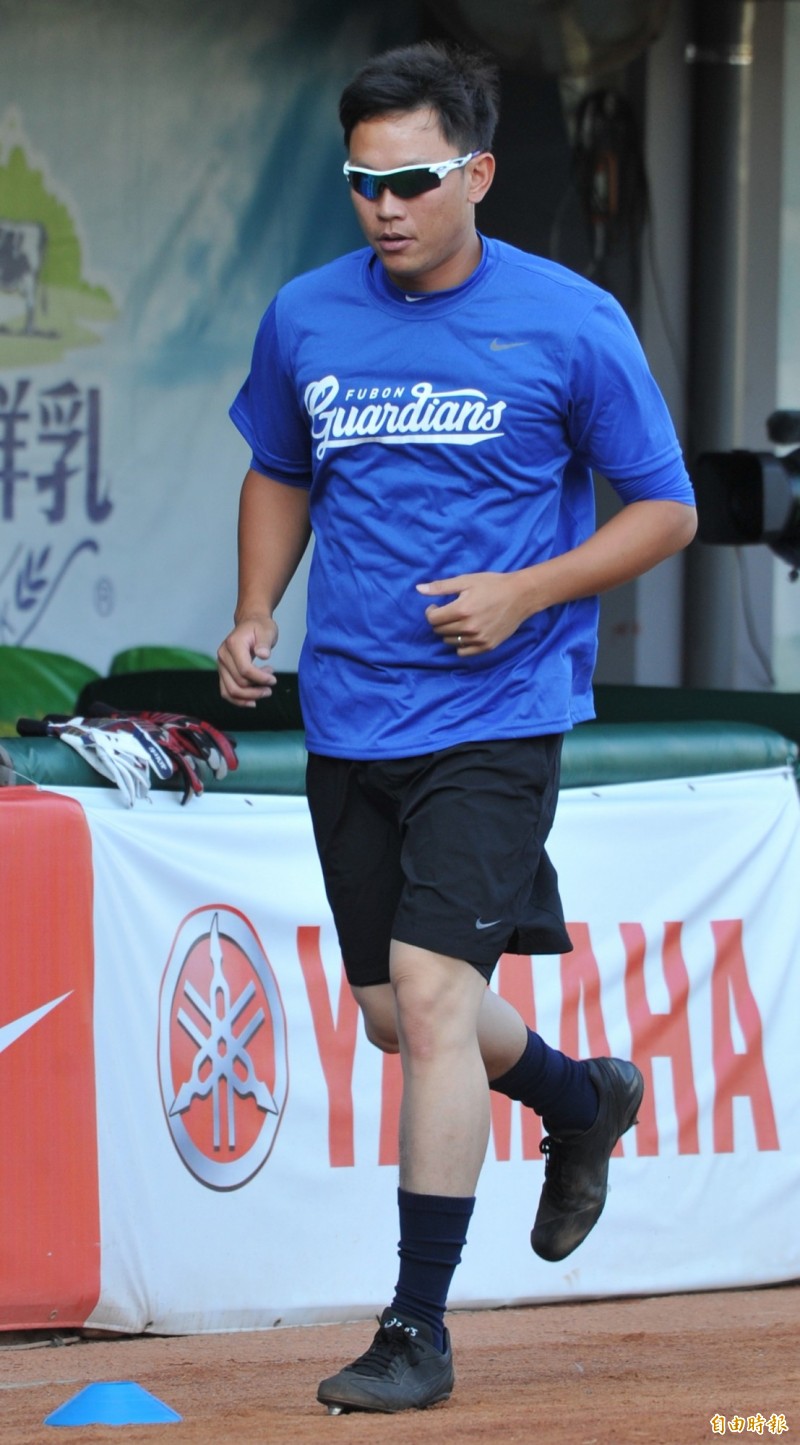 富邦悍將投手黃亦志。（記者黃志源攝）