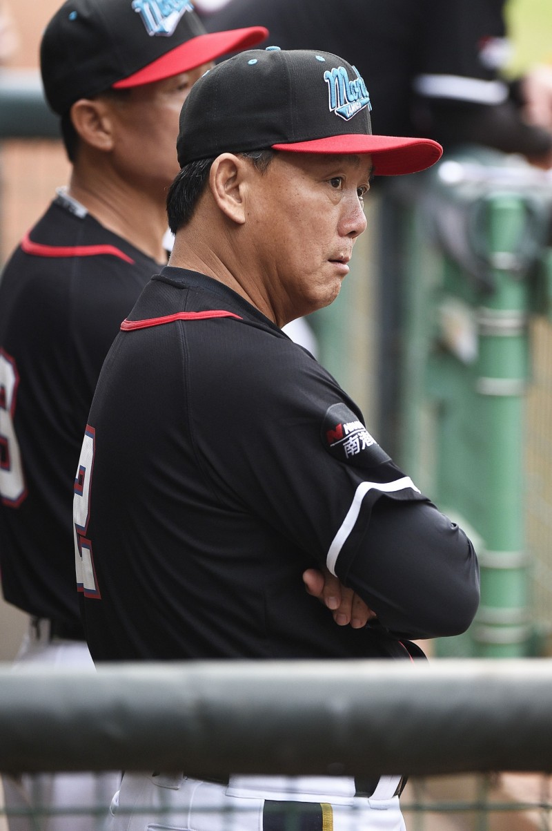 Lamigo桃猿總教練洪一中。（資料照，記者陳志曲攝）