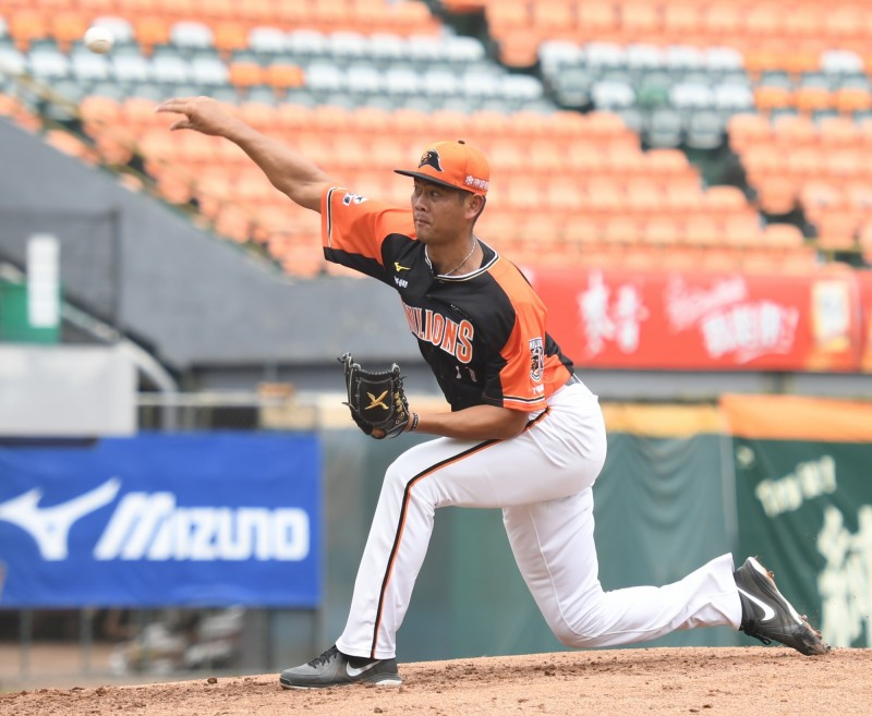 羅錦龍吞本季第3敗。（記者黃志源攝）