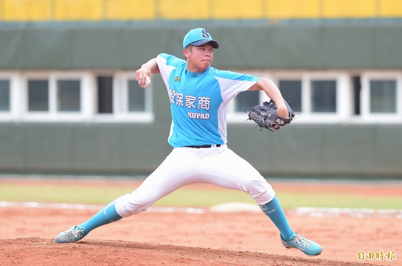 穀保家商王牌投手李承風。（資料照，記者廖耀東攝）