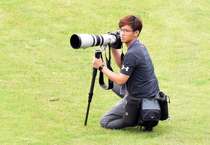 和獅隊合作進入第3年的專業攝影蔡宗哲，日前凌晨在國道發生車禍不治，讓獅隊上下震驚和不捨。（統一獅提供）