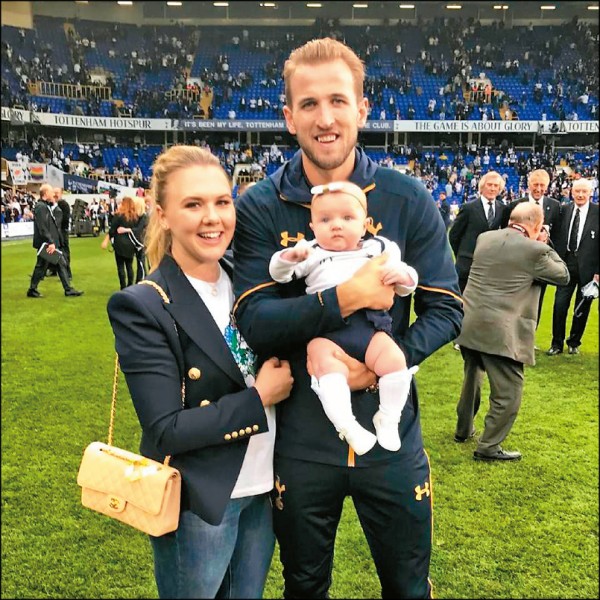 英格蘭隊長與家人（取自網路）