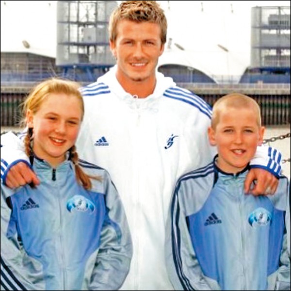 貝克漢貼出13年前舊照