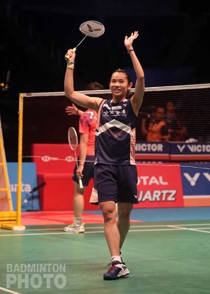 戴資穎（右）締造連霸。（BadmintonPhoto提供）