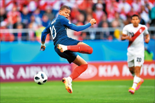 法國攻擊中心姆巴佩可能遭重兵看守。（資料照，法新社）