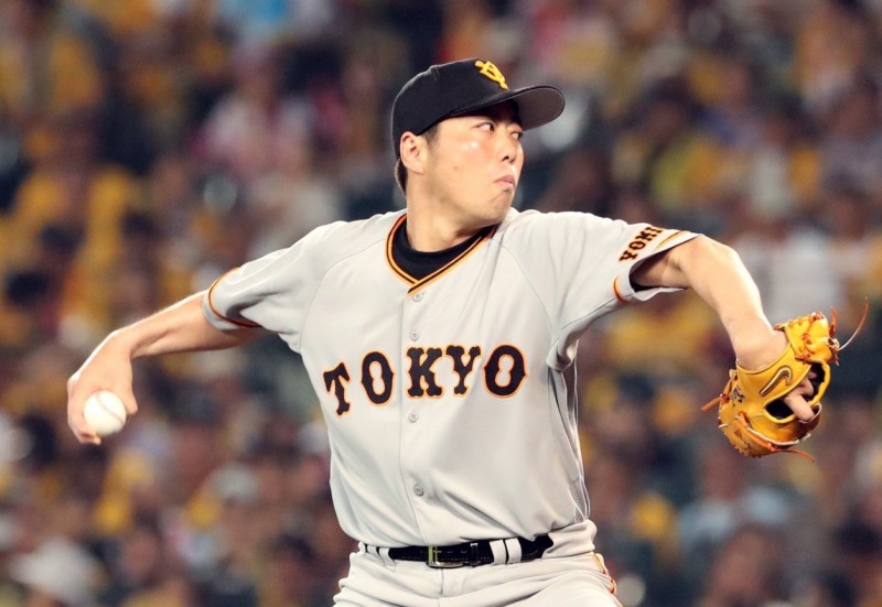 老將上原浩治順利解決危機。（取自讀賣巨人官方推特）