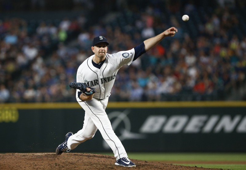 派克斯頓繳出七局無失分好投。（法新社）