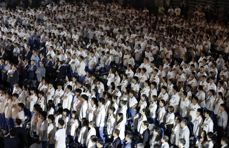 南韓派出960位運動員參加39項運動種類。（歐新社）