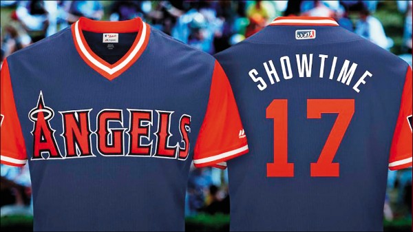 天使隊大谷翔平綽號球衣討論度很高。（取自MLB官網）