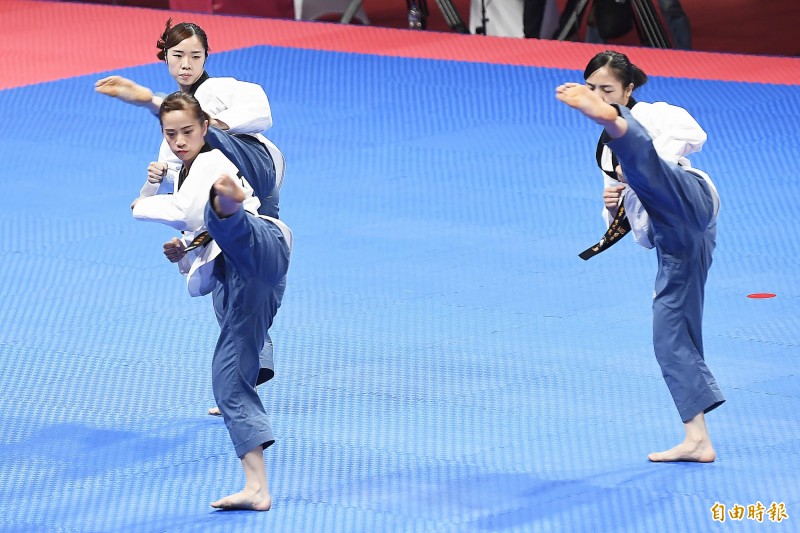 亞運》跆拳道品勢 台灣女團準決賽不敵泰國摘銅