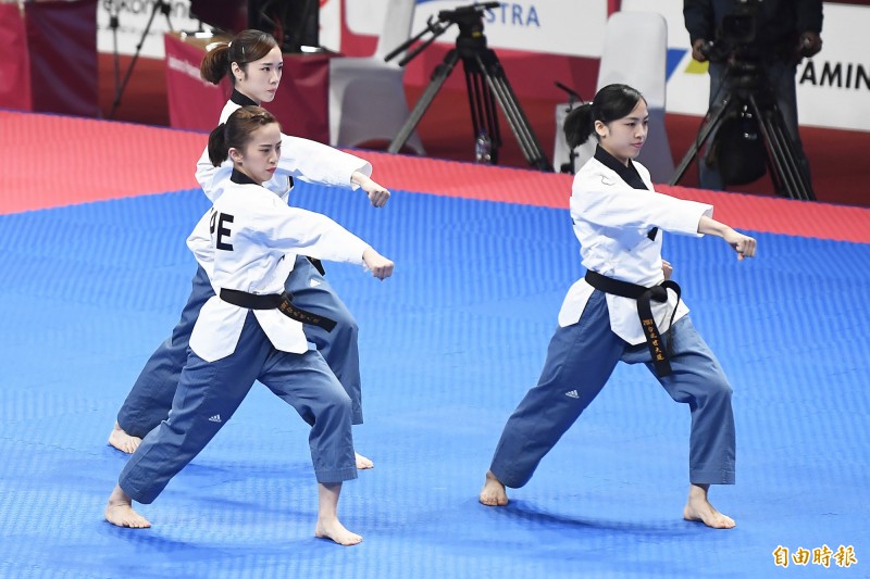 亞運》跆拳道品勢 台灣女團準決賽不敵泰國摘銅