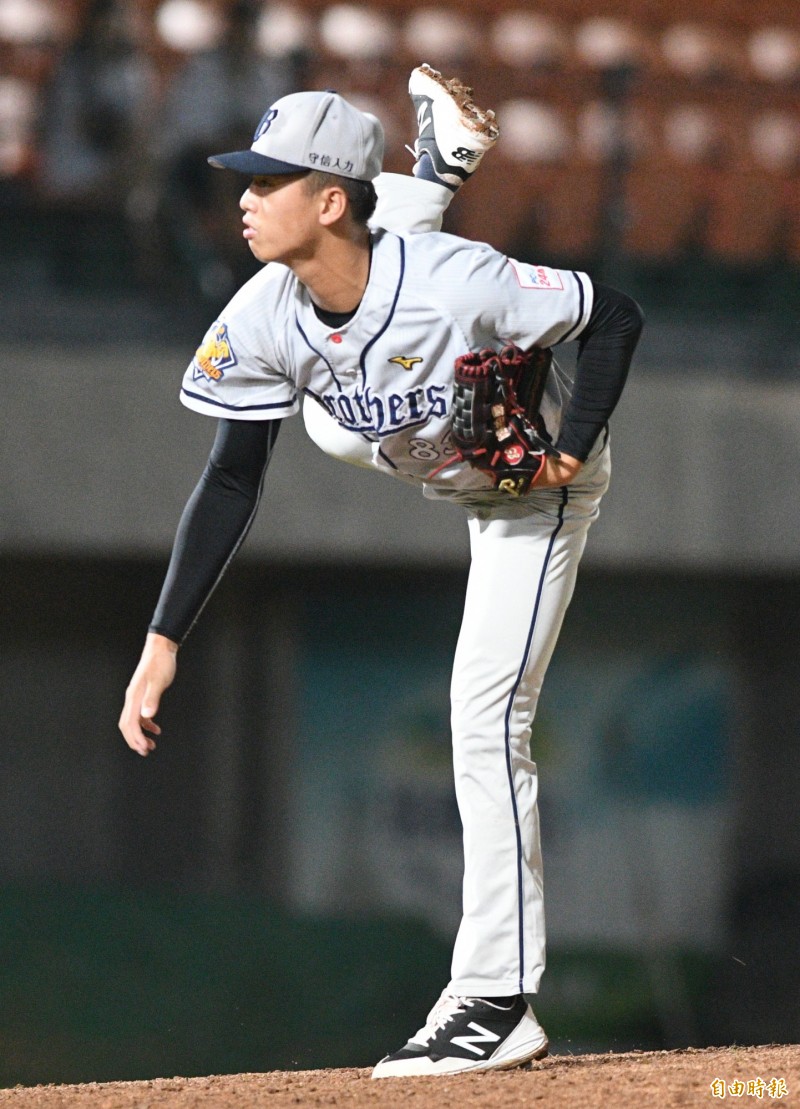 中信兄弟投手陳柏豪。（資料照，記者黃志源攝）