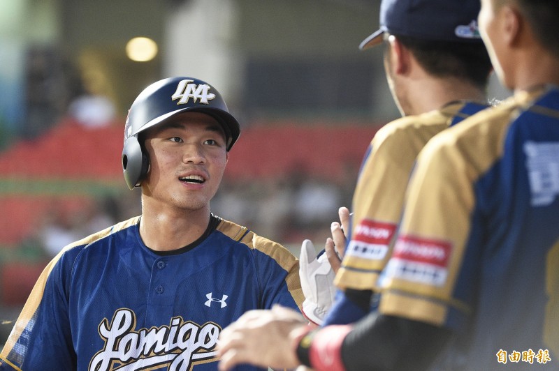 Lamigo桃猿王柏融。（資料照，記者陳志曲攝）