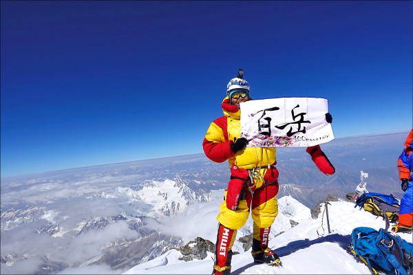 呂忠翰明年將挑戰世界第1高峰聖母峰。（呂忠翰提供）