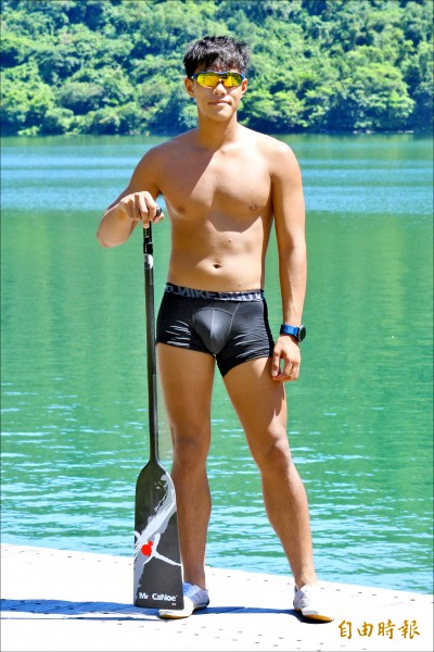 莊英杰為了訓練，從台體轉學到花蓮。（記者游太郎攝）