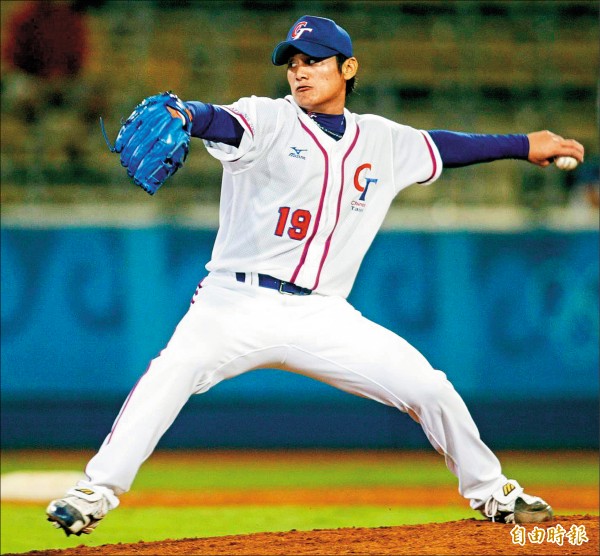 林英傑入選2004年雅典奧運棒球代表隊。（資料照，記者林正堃攝）