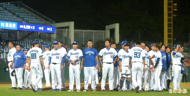富邦一分惜敗，球季告終。（記者林正堃攝）