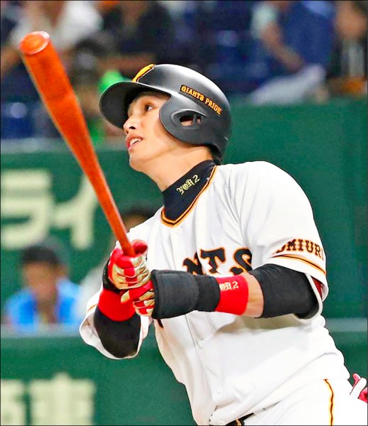 陽岱鋼(取自讀賣巨人官網) 陽岱鋼(取自讀賣巨人官網)