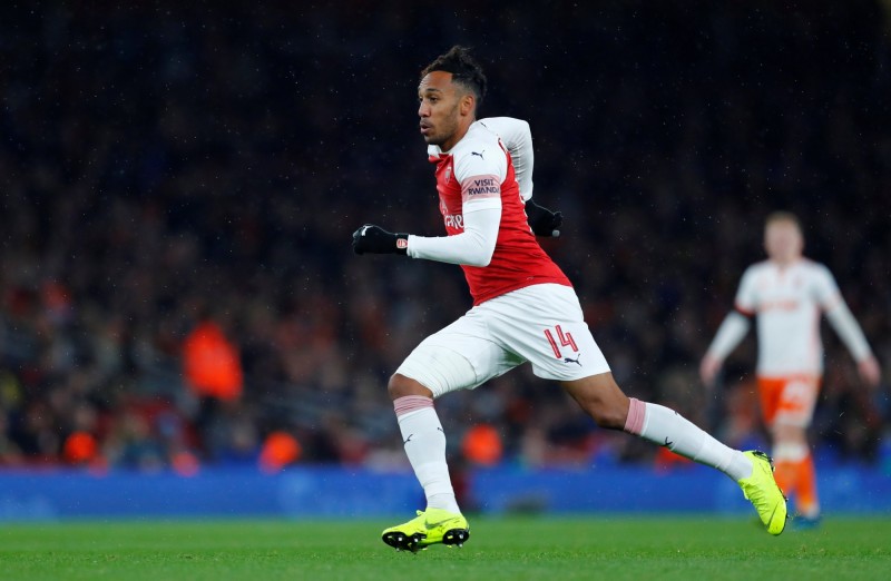 奧巴梅揚本季狀態優異。（路透）