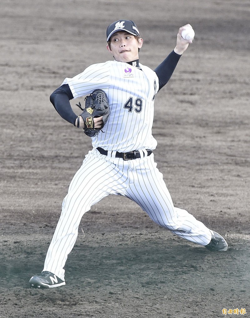 陳冠宇今中繼上場。（特派記者陳志曲攝）