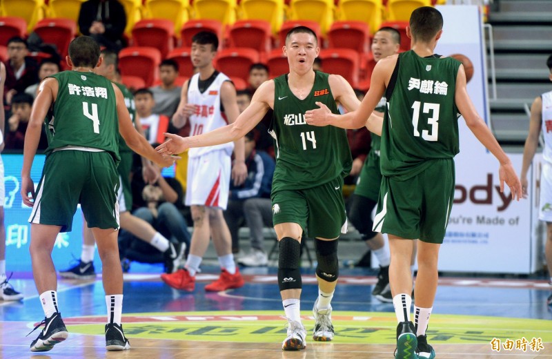 松山二連勝。（記者林正堃攝）