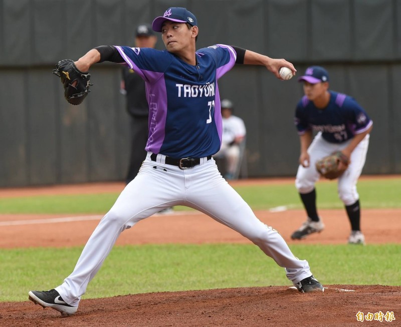 Lamigo桃猿先發投手王溢正。（記者劉信德攝）
