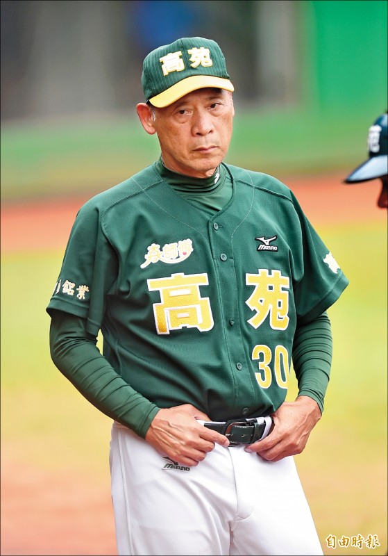 高苑工商總教練李來發。（記者廖耀東攝）