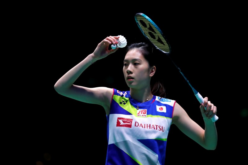 大堀彩苦戰三局惜敗。（路透）