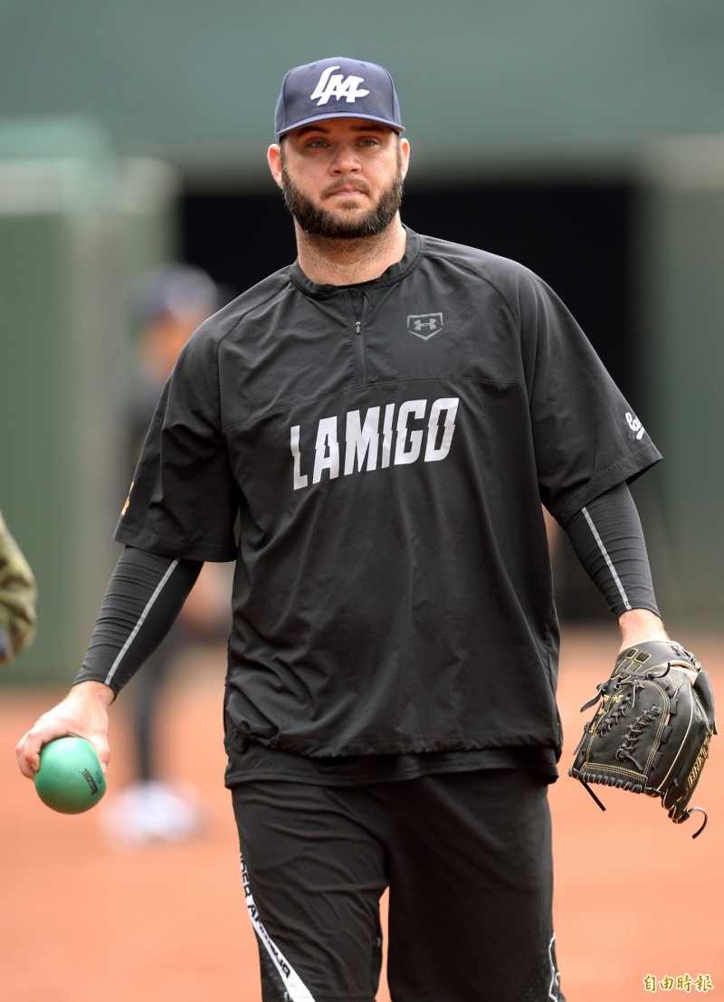 尼克斯。（記者林正堃攝）