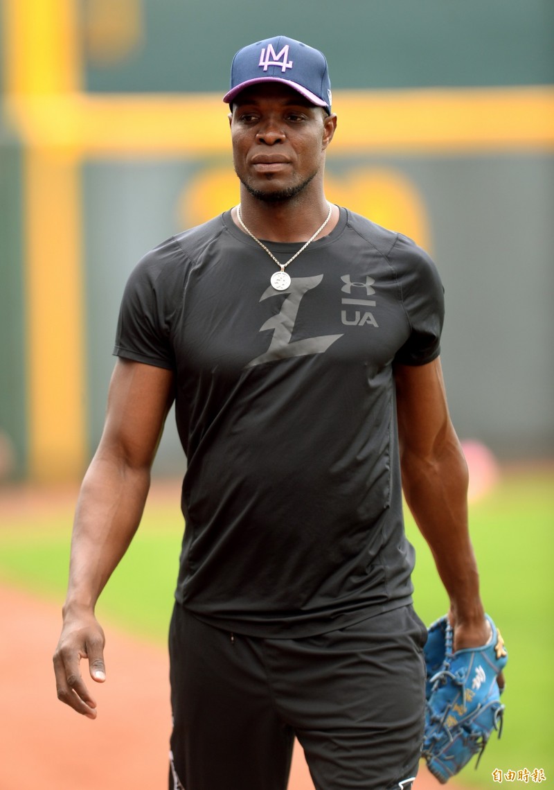 桃猿洋投李茲。（資料照，記者林正堃攝）