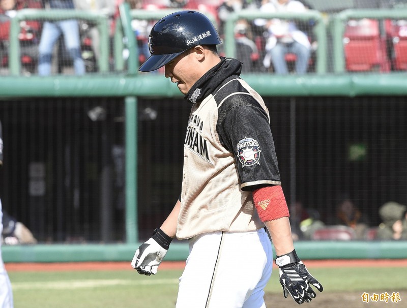 王柏融今晚將對上「洋將殺手」東浜巨。（資料照，特派記者陳志曲攝）
