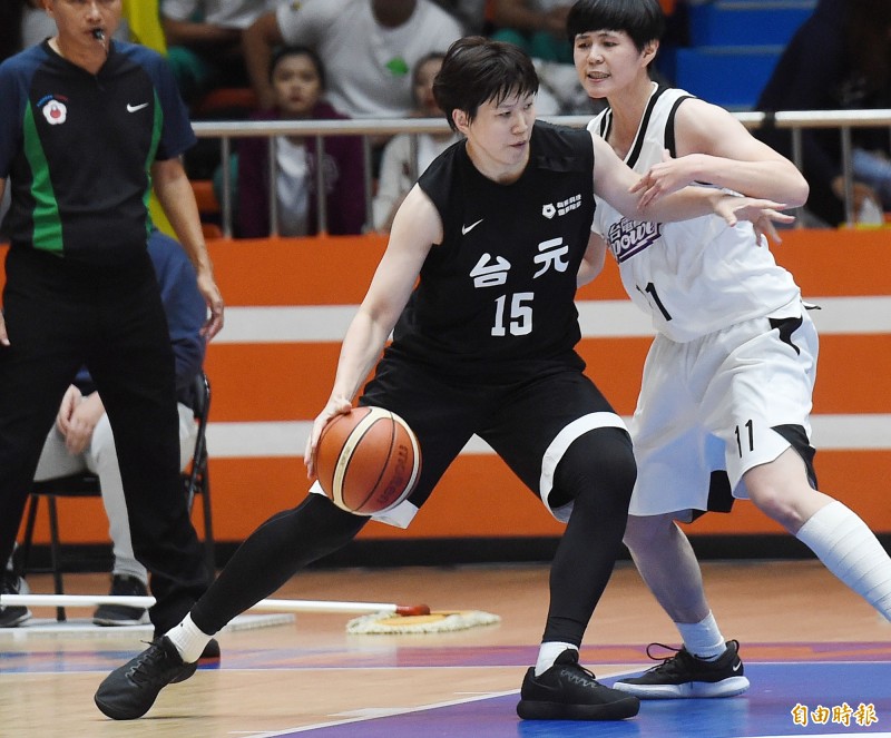 台元劉君儀拿下全隊最高20分，幫助球隊獲勝。（記者黃耀徵攝）