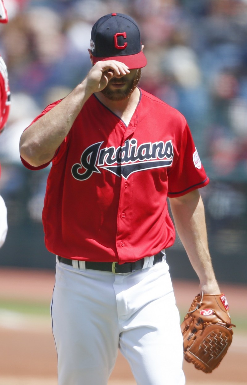 安德森投不滿一局被打退場（美聯社）