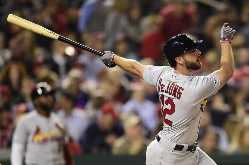 德容單場3安打包括1發兩分砲，貢獻3分打點。（法新社）