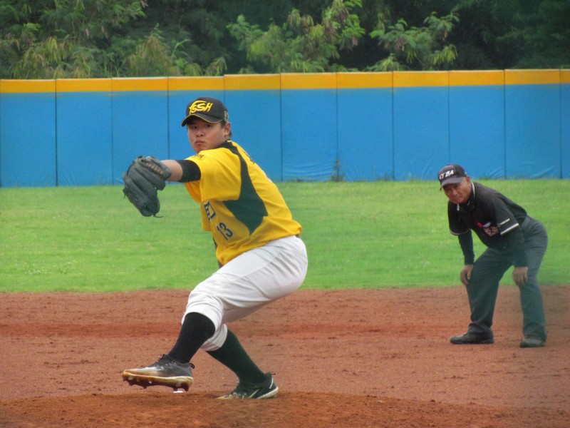 嘉縣投手彭宇豪。（棒協提供）