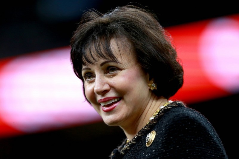 鵜鶘女老闆Gayle Benson。（資料照，法新社）