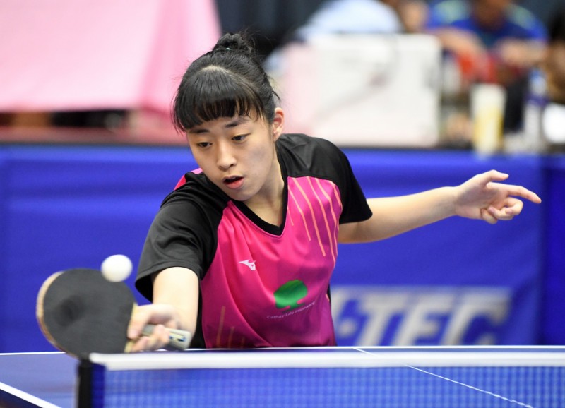 桌球》世青賽國手選拔 國泰女將包辦前兩名