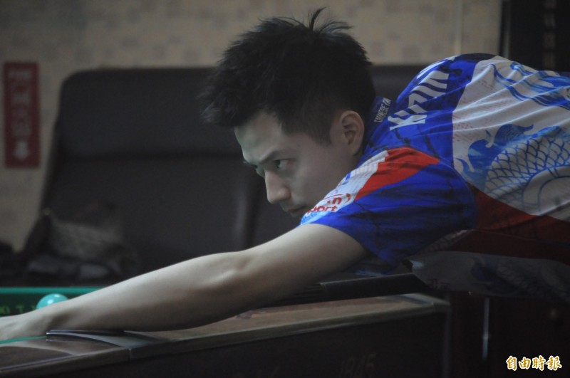 柯秉逸衛冕失利，屈居亞軍。（記者許明禮攝）