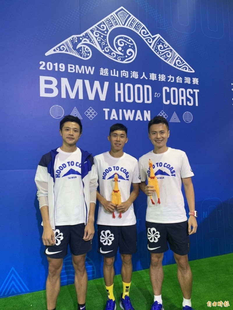 Chicken Attack隊，左起Chris、阿良、Peter。（記者吳孟儒攝）